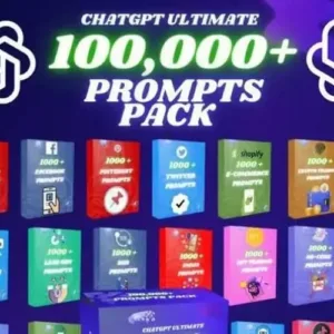 100,000+ Ultimate ChatGPT Prompts Pack – PLR